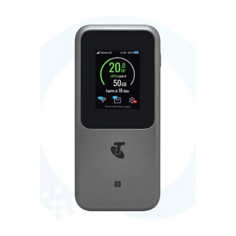 Telstra 5G Hotspot Grey – Portable WiFi Router for Fast Connectivity Telstra