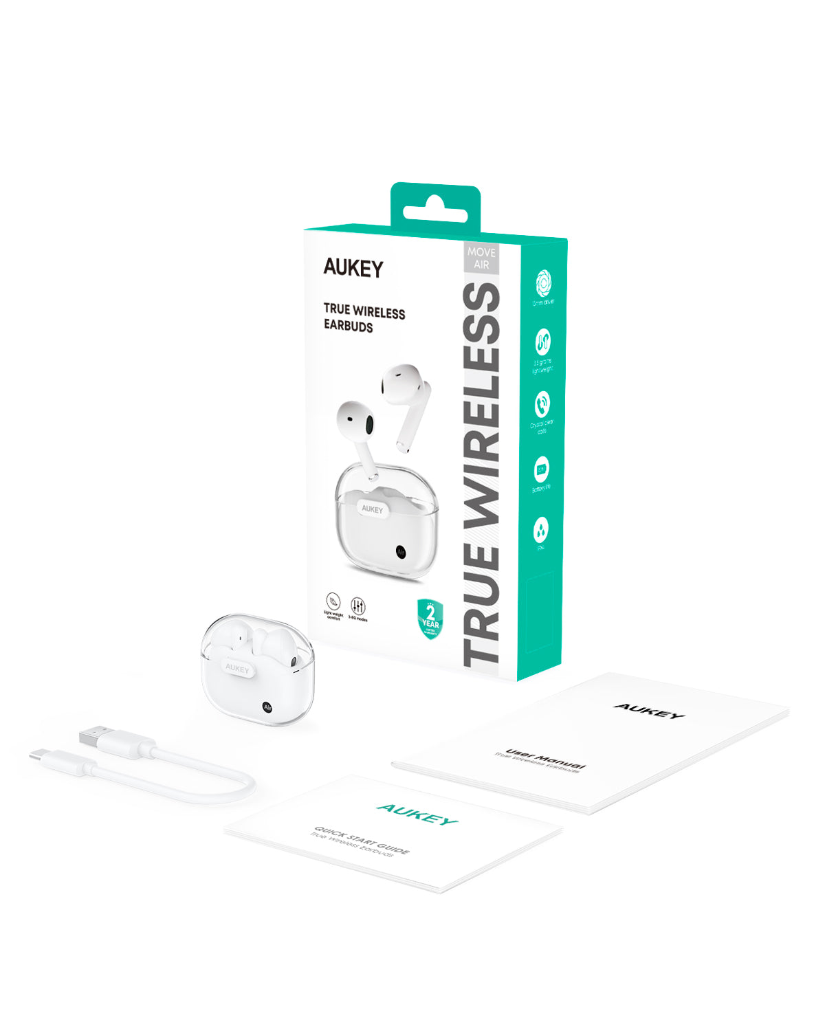 Aukey True Wireless Earbuds MOVE AIR (EP-M2) Tristar Online