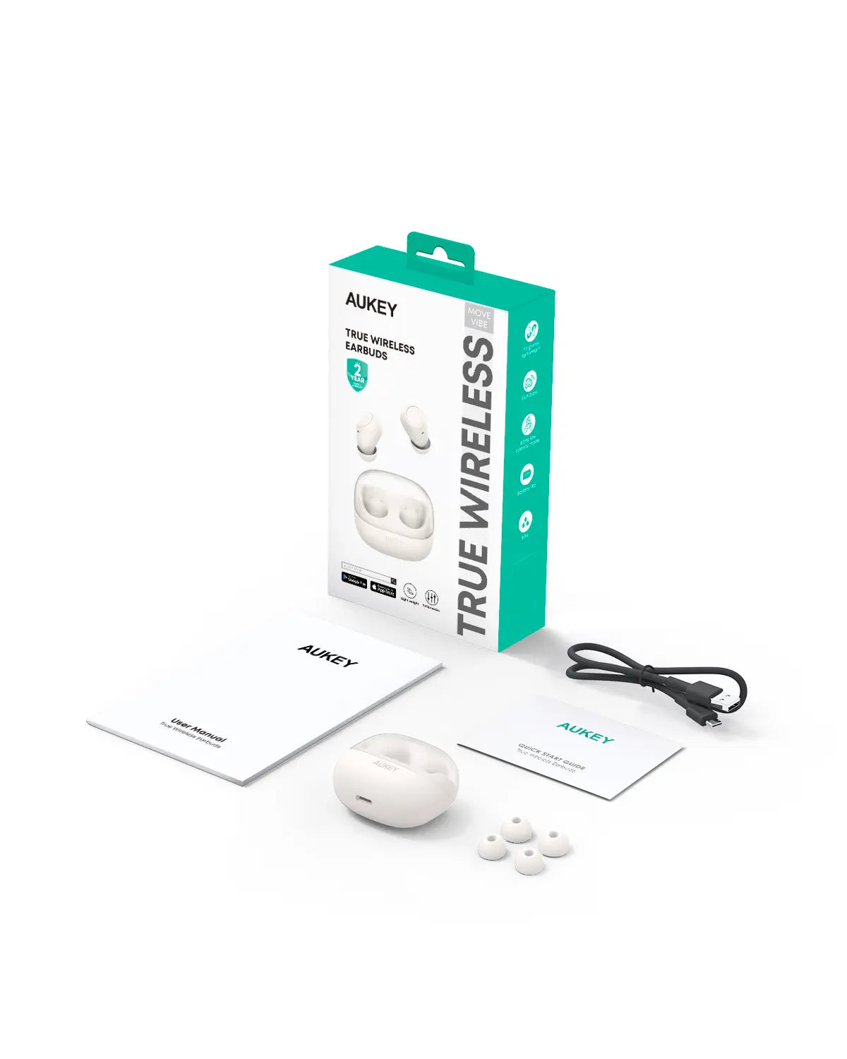 Aukey True Wireless Earbuds MOVE VIBE (EP-M3A) Tristar Online