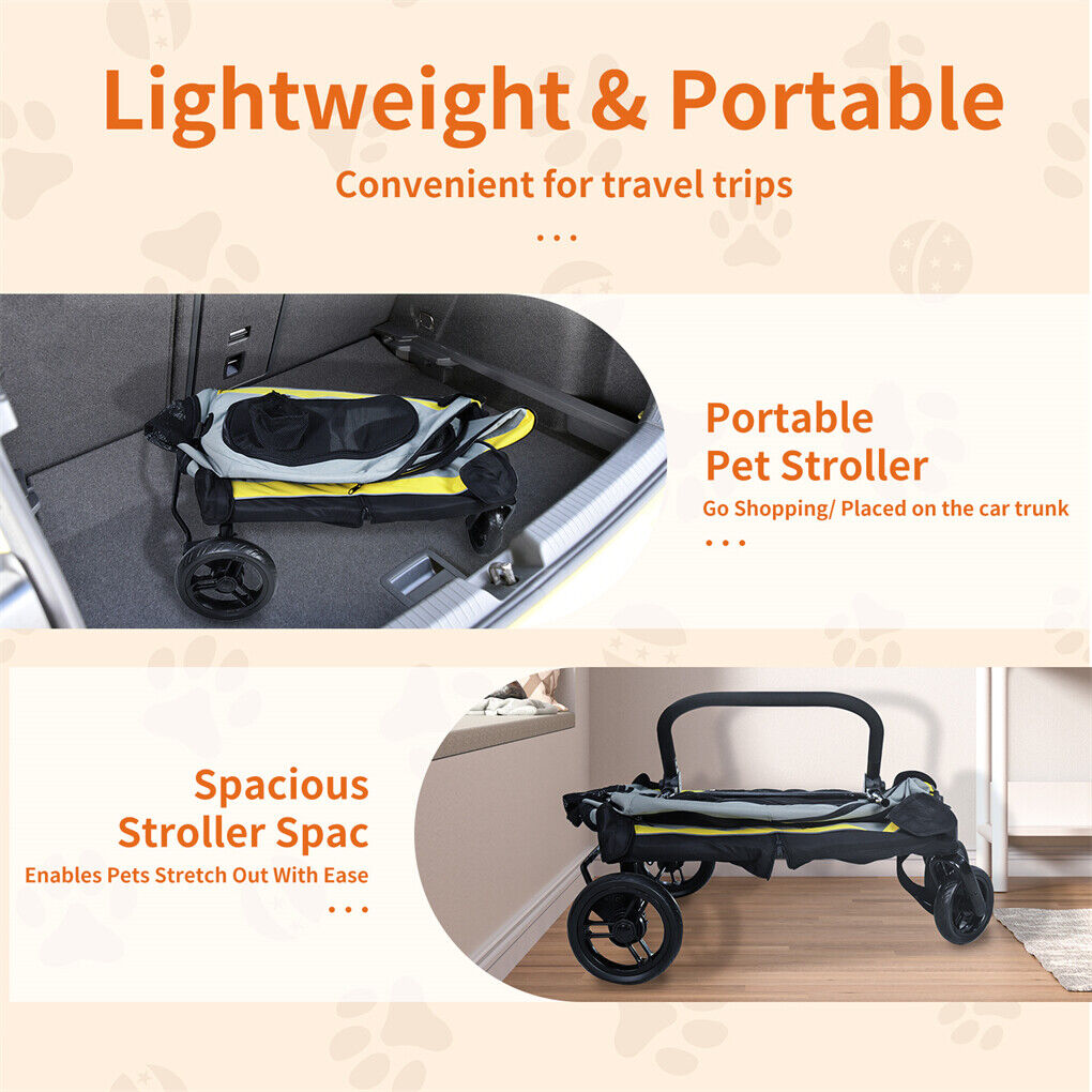 Dog Stroller Car Mounted Outdoor Pet Cart Tristar Online