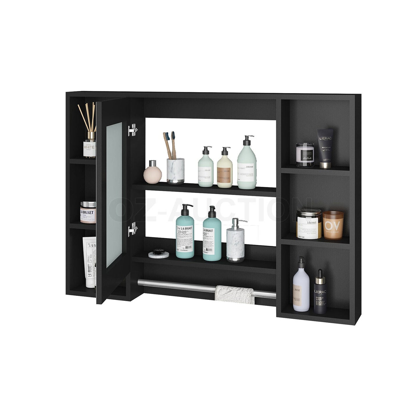 Bathroom Mirrored Cabinet Wall Storage Organizer Tristar Online