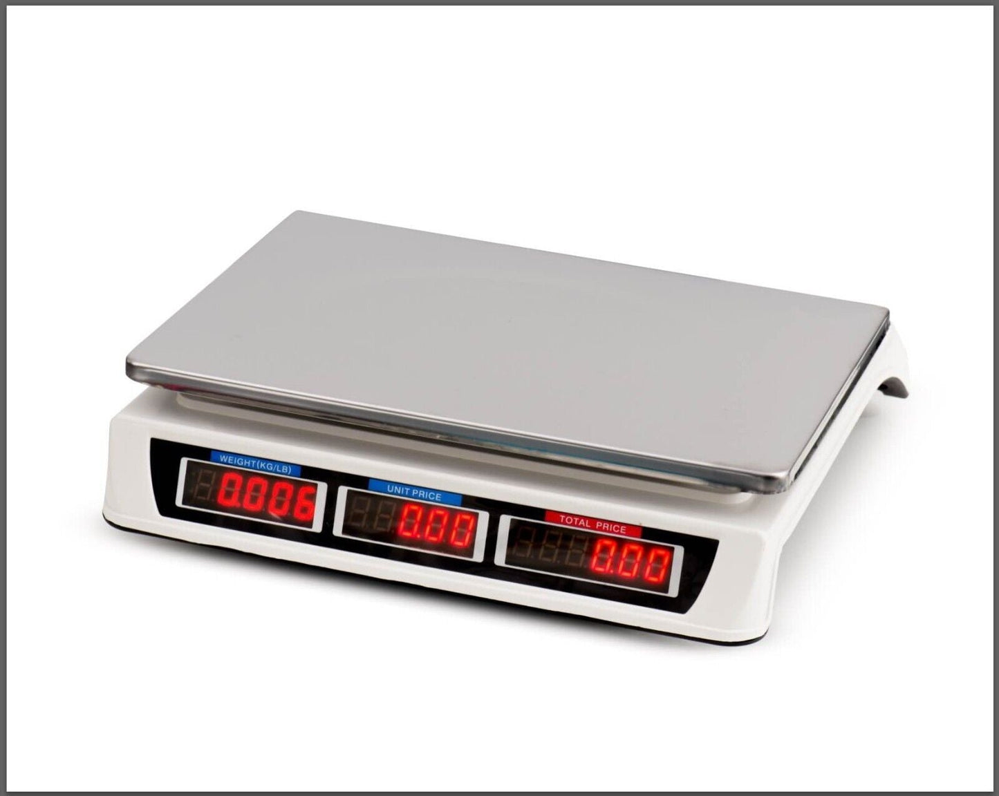 Digital Kitchen Scale Electronic 40KG 1g Increment White Tristar Online