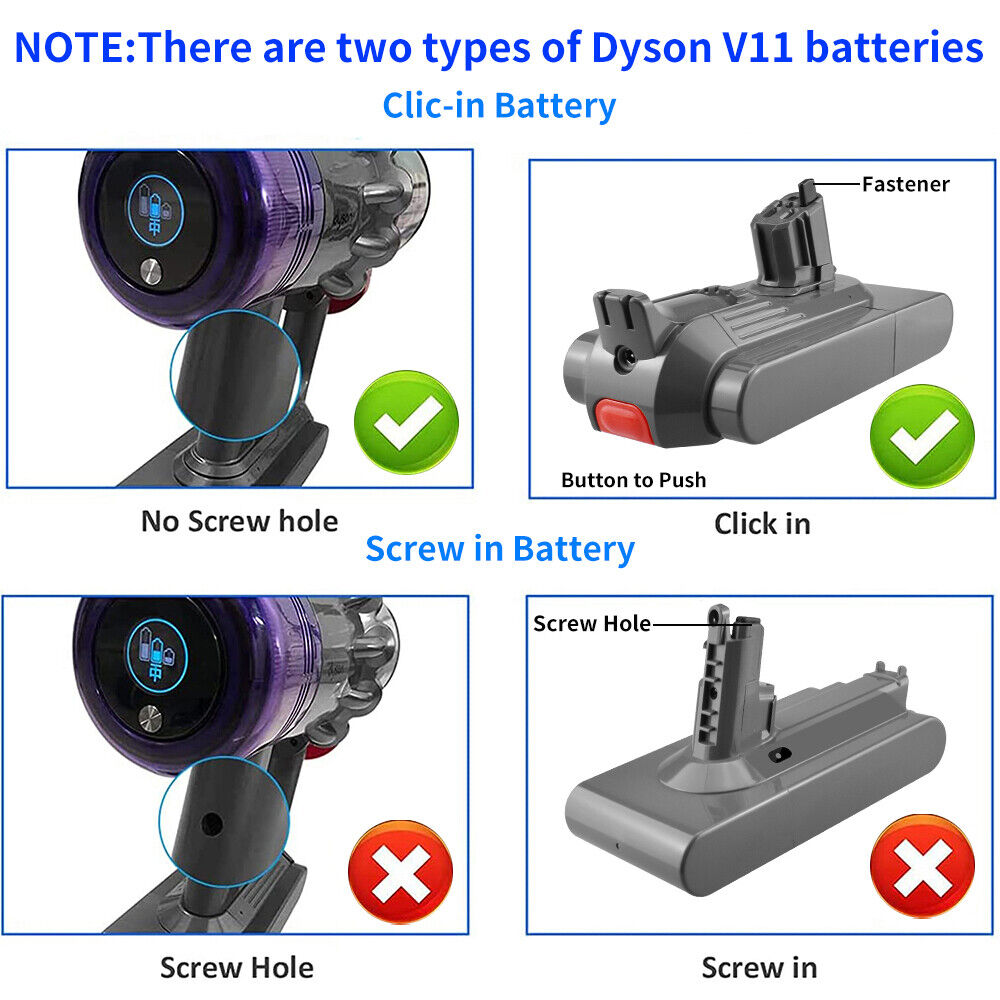 Battery for Dyson V11 Vacuum 25.2V 6.0A Replacement Tristar Online