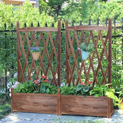 Medium Raised Garden Bed 60x30x33cm Wooden Planter Box Tristar Online