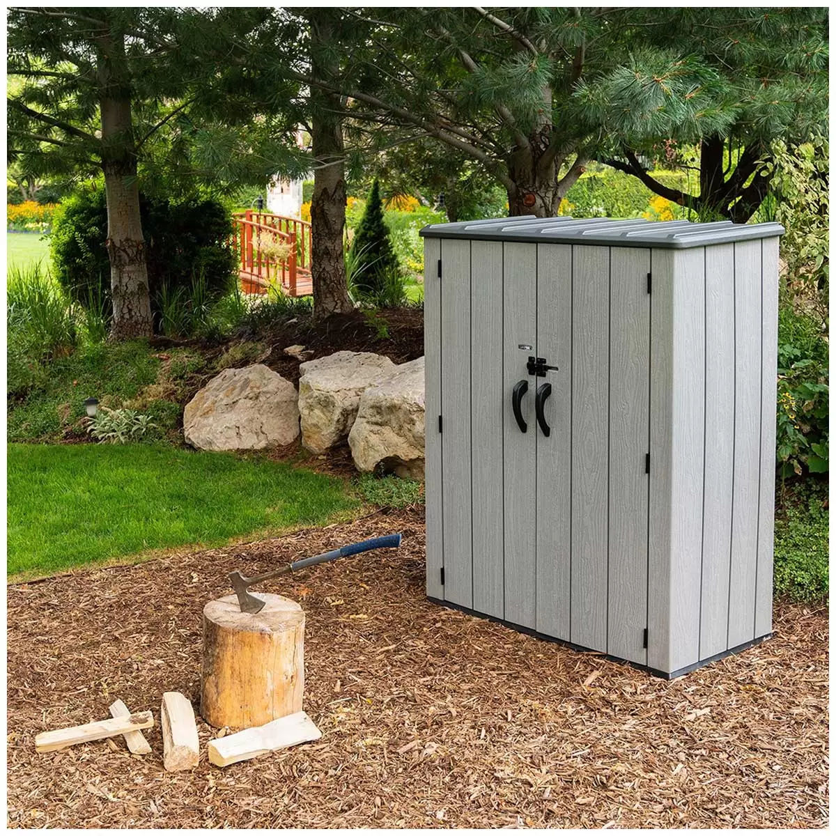 Lifetime Vertical Shed With Shelves Tristar Online