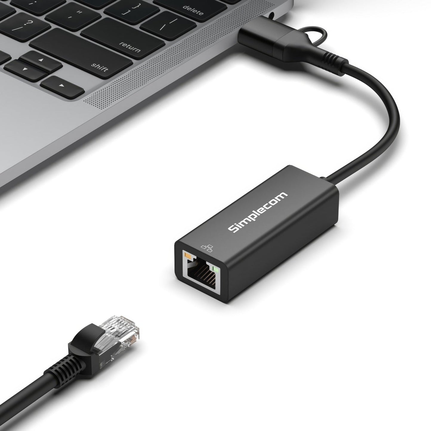 Simplecom NU315C SuperSpeed USB-C and USB-A to Gigabit Ethernet Adapter Tristar Online