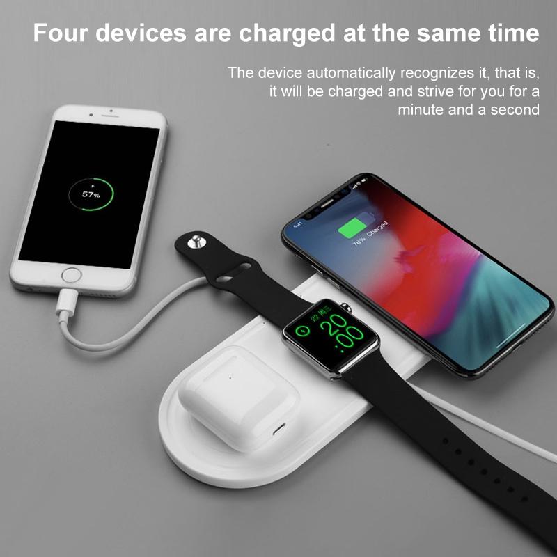 3 In 1 10W Wireless Charger For Iphones Iwatch Airpods Tristar Online