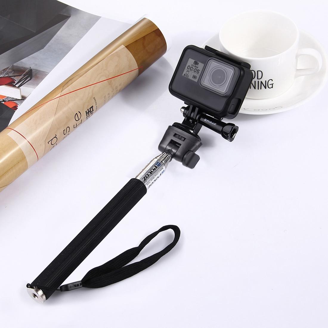 Extendable Selfie Monopod for Action Cameras - 22.5-80cm Length Tristar Online