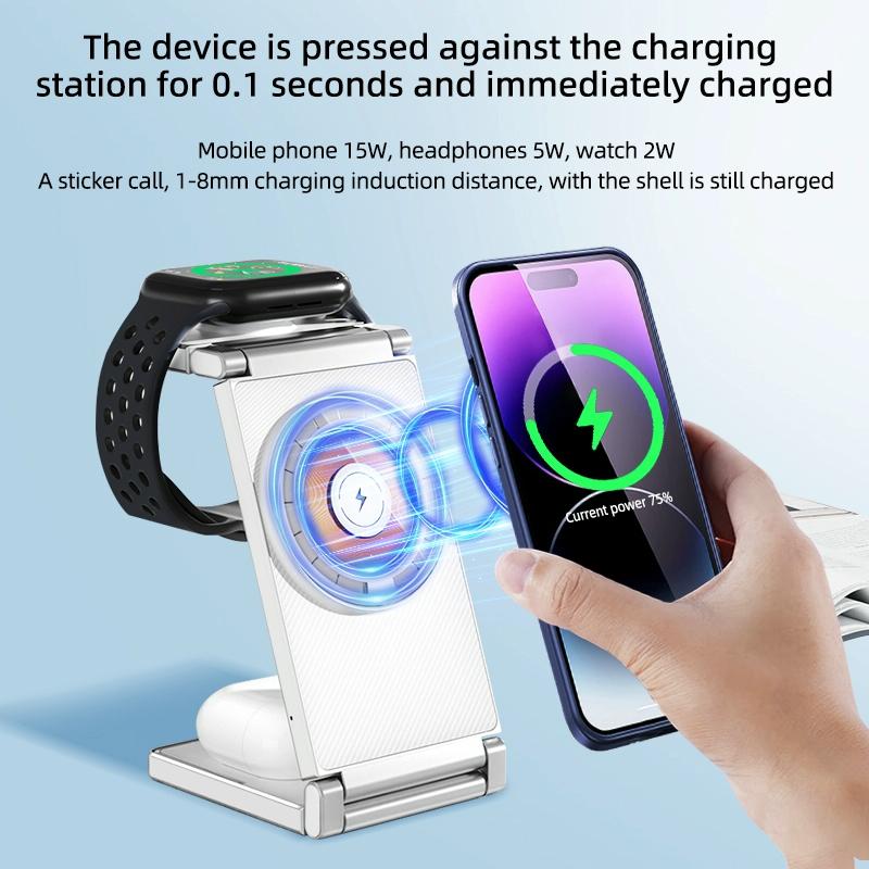 4 In 1 Wireless Charging Stand For Phone Watch Headset Tristar Online