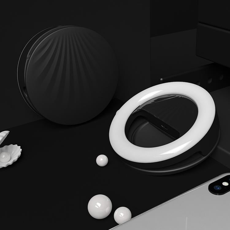 Rechargeable Selfie Light Clip for Beauty and Flash Fill - Black Tristar Online