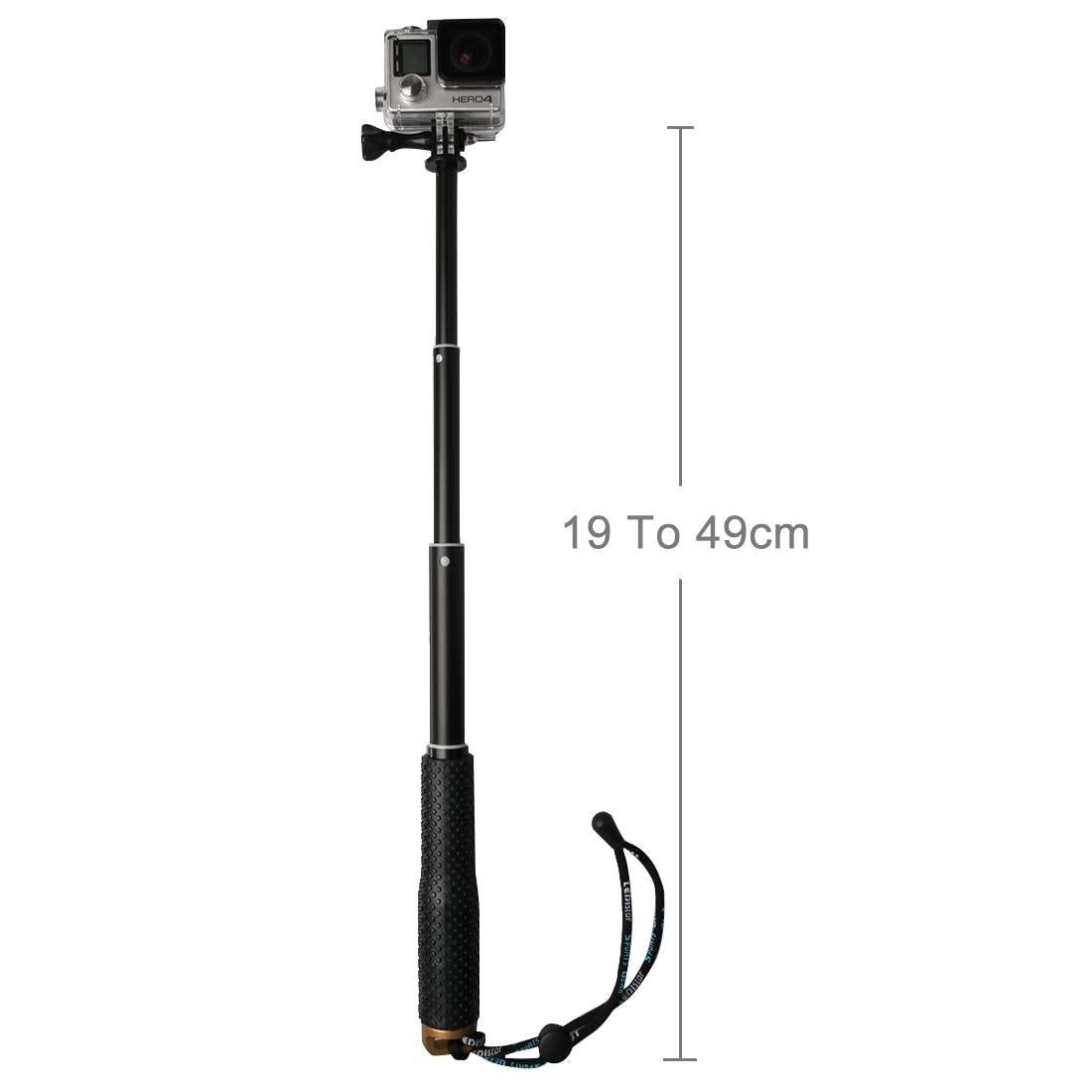 Extendable Monopod for Action Cameras - 49cm - Blue Tristar Online