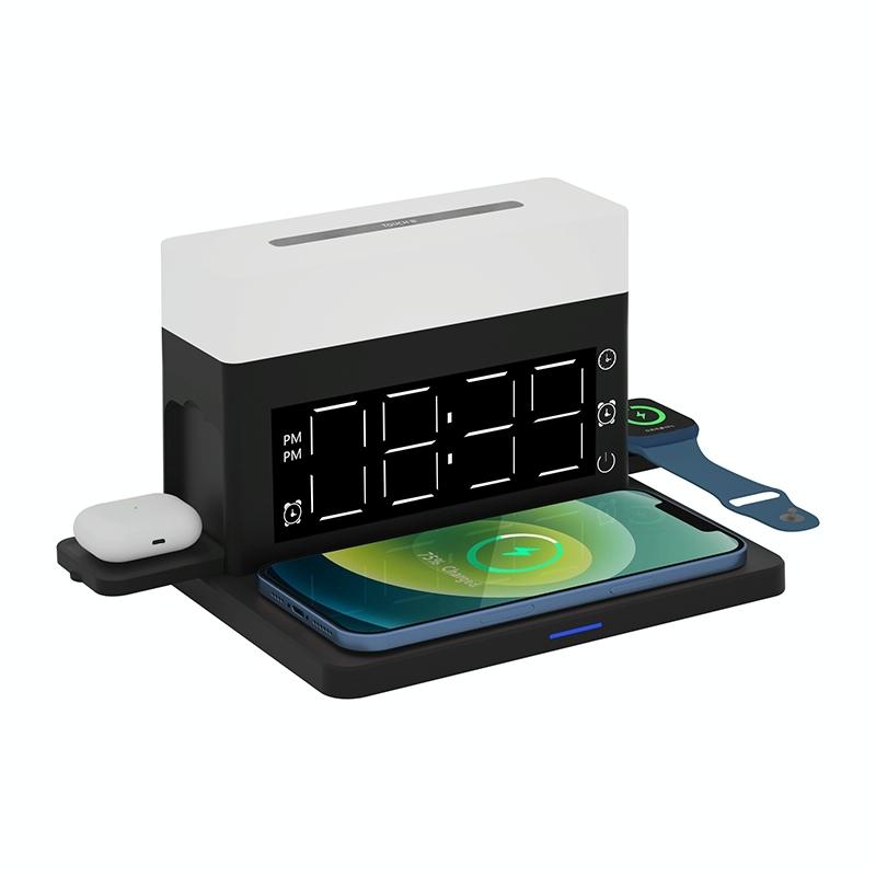 6 In 1 Wireless Charger N65 Multifunction - White Tristar Online