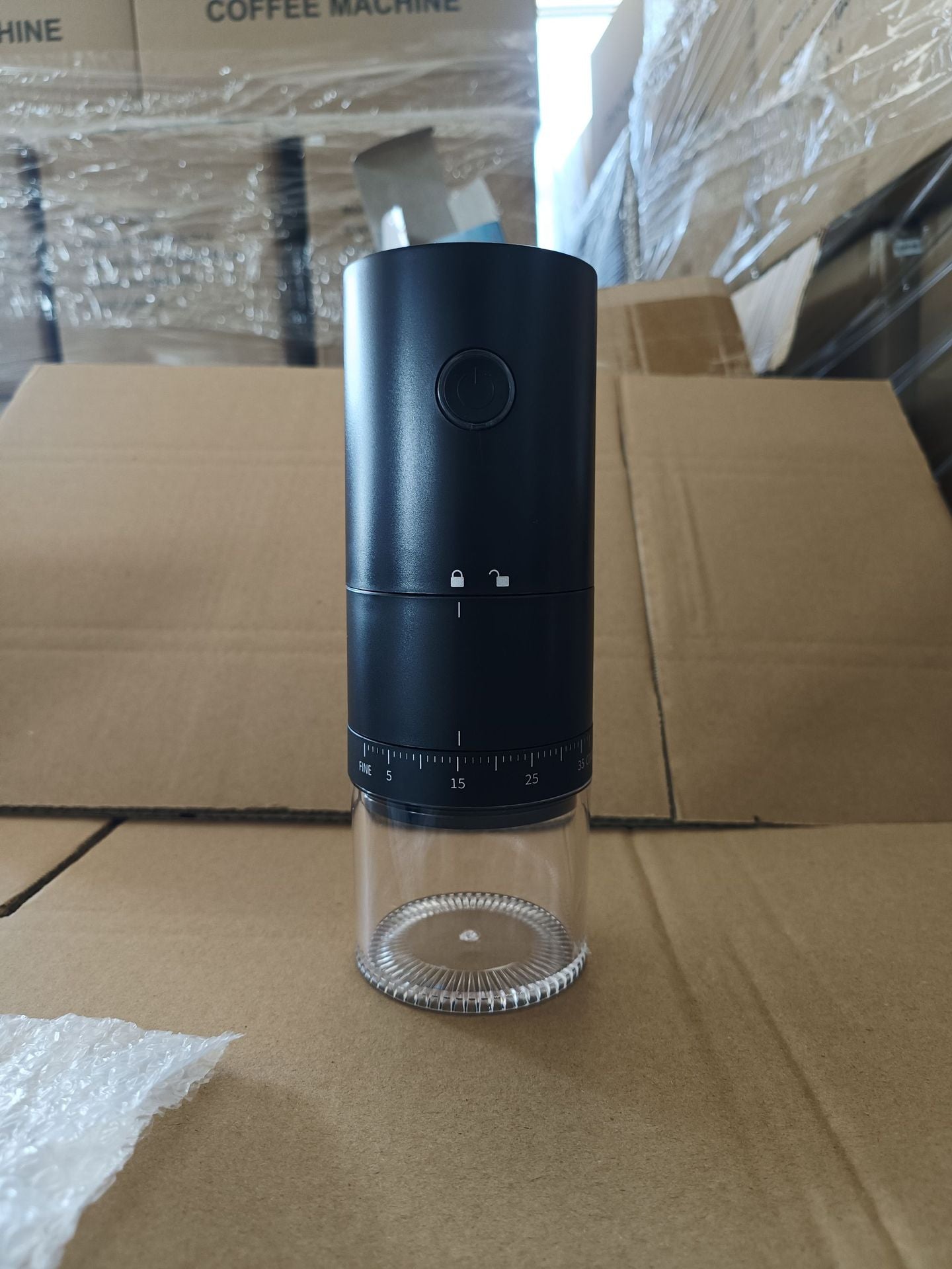 Portable Electric Coffee Grinder - 1500mAh Battery, 30-Mesh Fine Grind, USB-C Charging Tristar Online