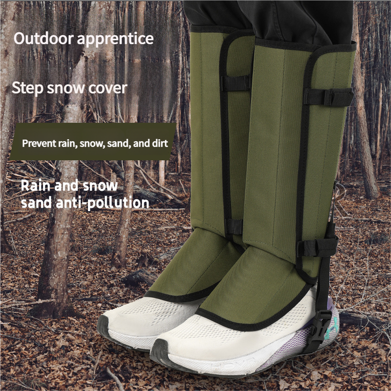Outdoor Anti-Snake Bite Leg Guards - Hiking Camping Knee Protectors, Snow Shoe Covers, Leg Sleeves, Green Tristar Online