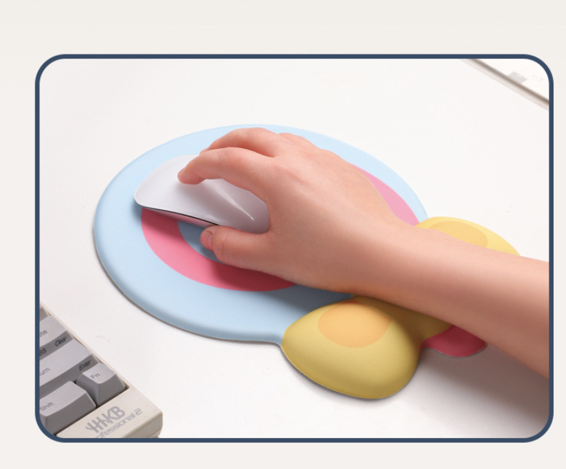 Red Lollipop Ergonomic Keyboard Wrist Rest & Mouse Pad Set - 2-Piece Comfort Combo Tristar Online