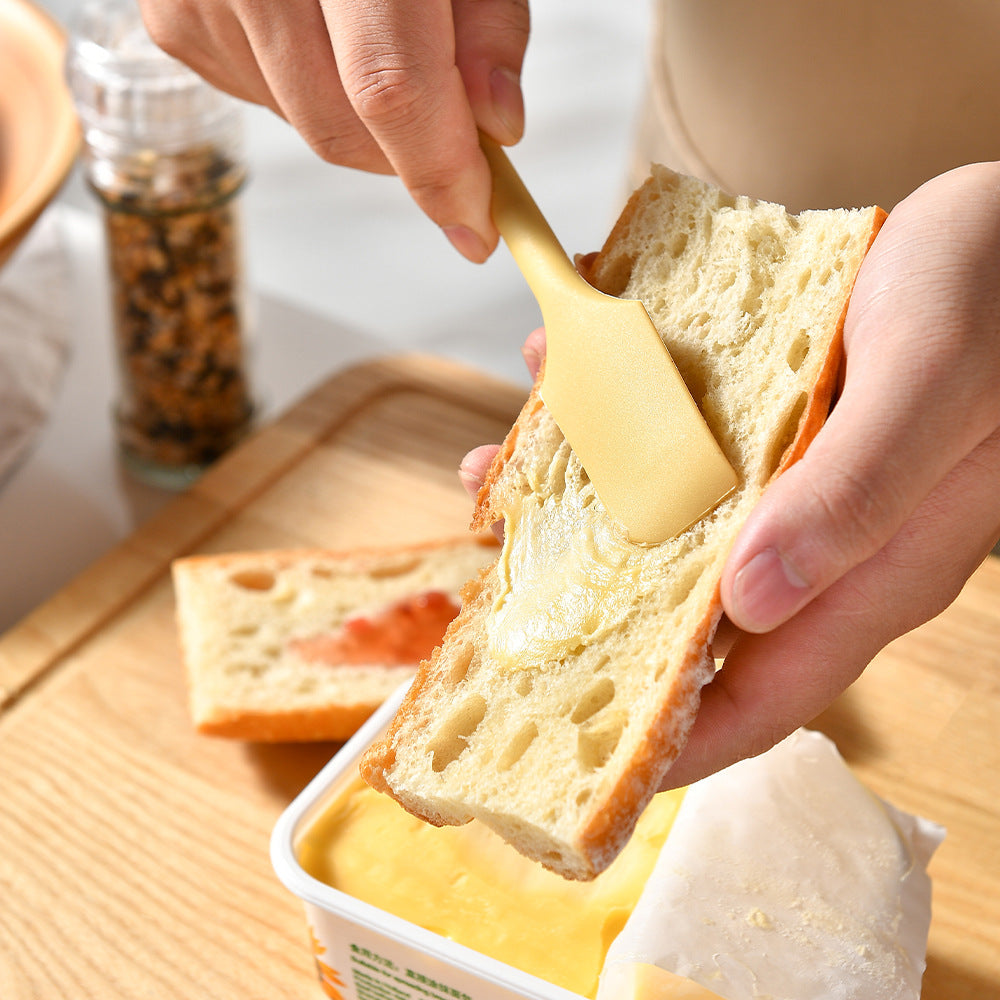 12-Piece Double-Ended Silicone Spatula & Jar Scraper Set - 4 Colors (Yellow, Green, Pink, White) Tristar Online