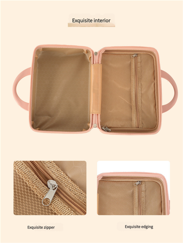 Personalized stylish and lightweight Yellow and pink mini suitcase for short trips Tristar Online