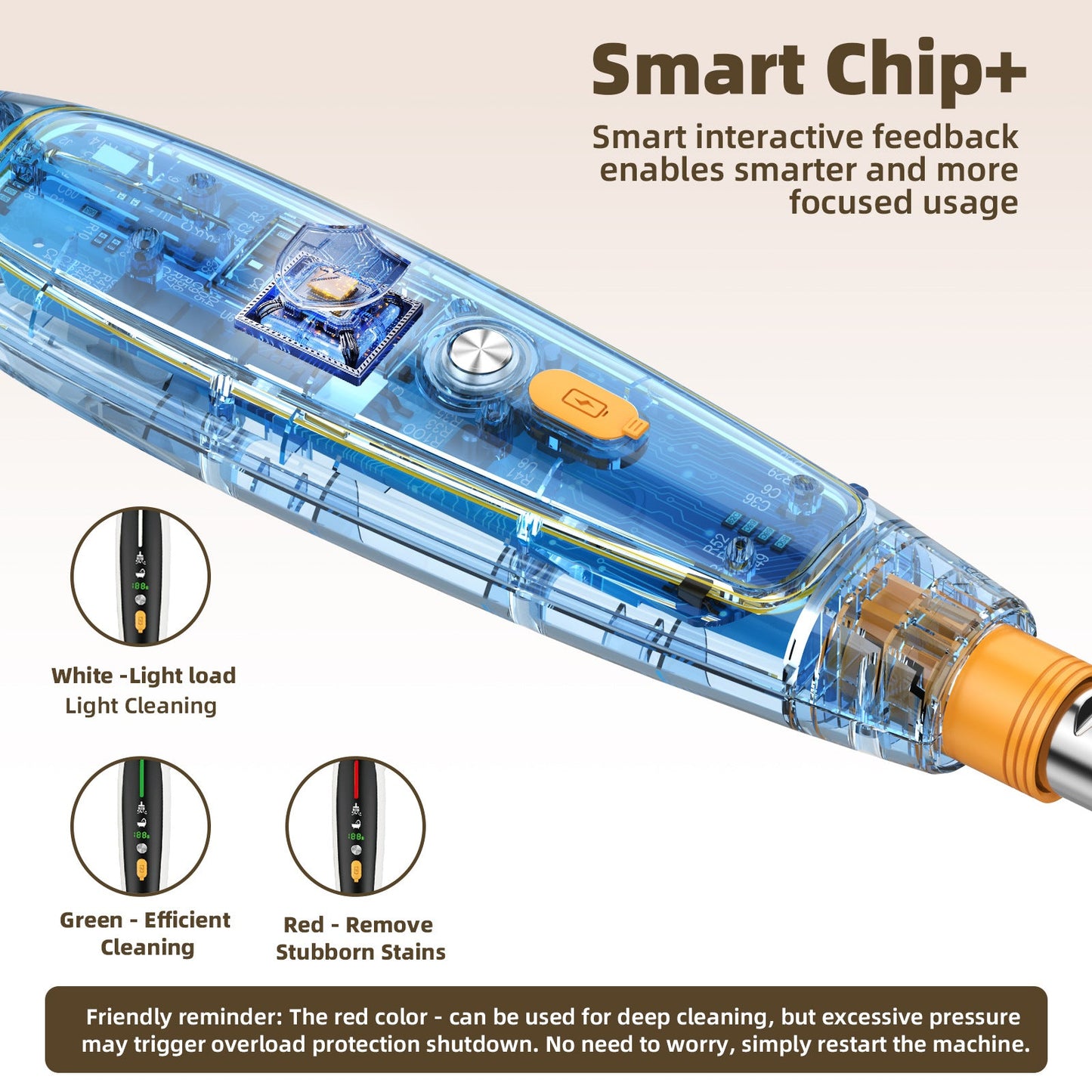 Black Powerful Torque Silent Extendable Smart-Sensing Electric Cleaning Brush Tristar Online
