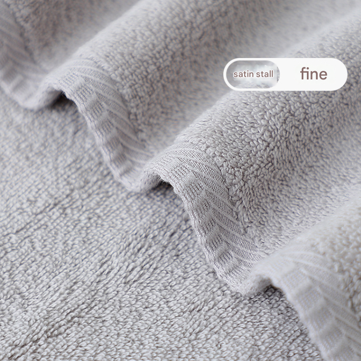 Light Grey Plush Cotton Hand Towel Set (4-Pack) - Ultra Soft, Absorbent & Quick-Drying Face Towels for Bathroom Tristar Online