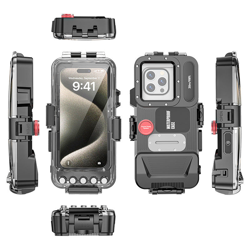 Universal 30m Bluetooth Diving Case for Apple & Samsung - Deep-Water Waterproof Phone Protector Tristar Online