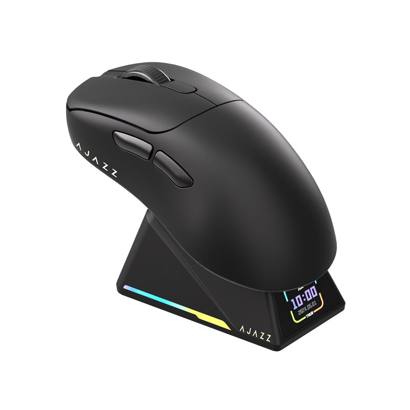 Tri-Mode Wireless Gaming Mouse with 8000Hz Polling Rate, PAW3950 Sensor & Magnetic Charging Dock(White) Tristar Online