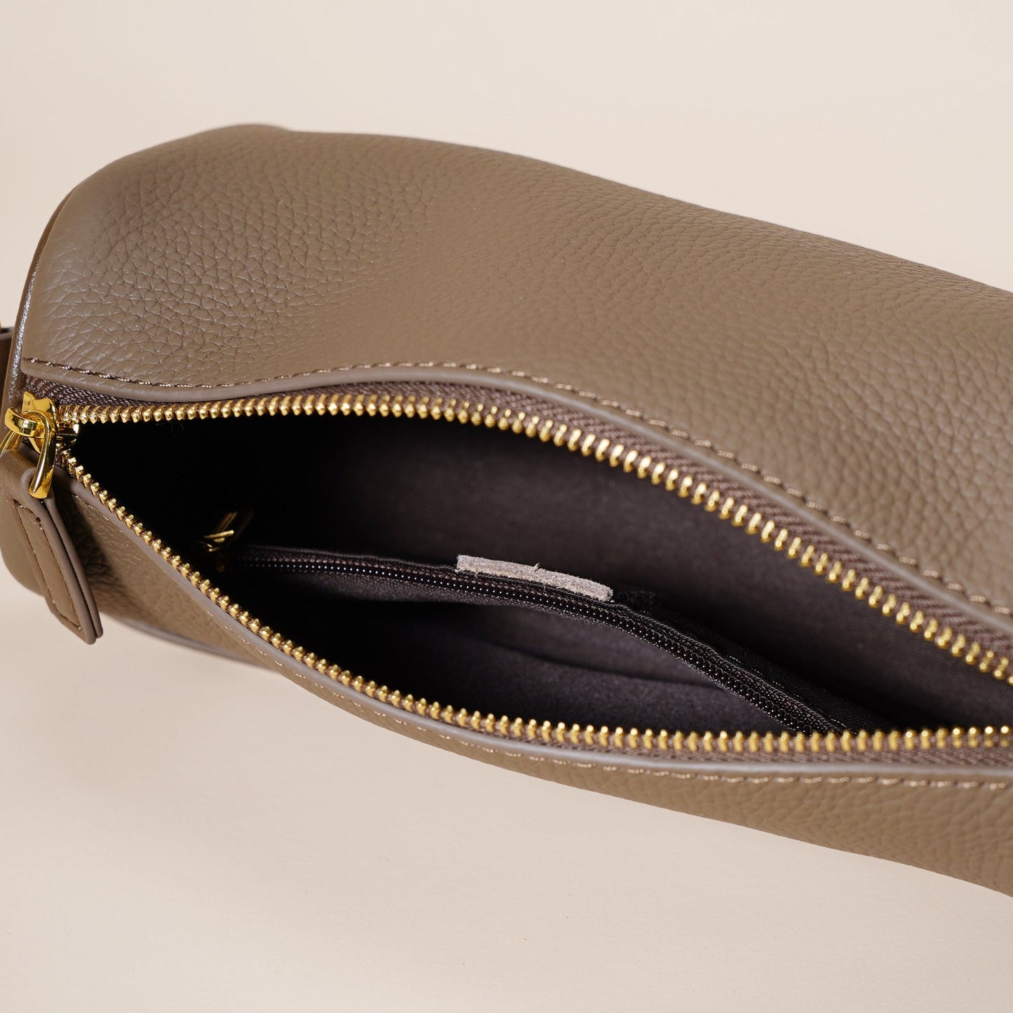 Genuine Leather Boston Bag - Mini Barrel Crossbody & Top Handle Purse(grey) Tristar Online