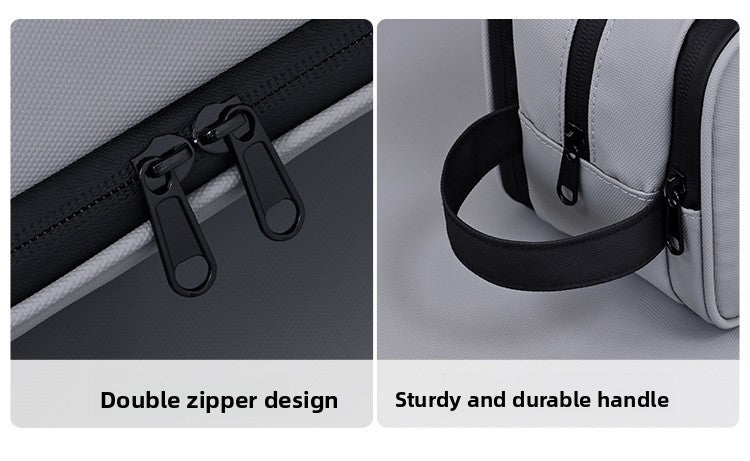 Large Waterproof Men's Toiletry Bag 3-Layer Travel Dopp Kit with Wet Dry Separation Portable Shower Organiser for Gym Business & Holiday Grey Tristar Online