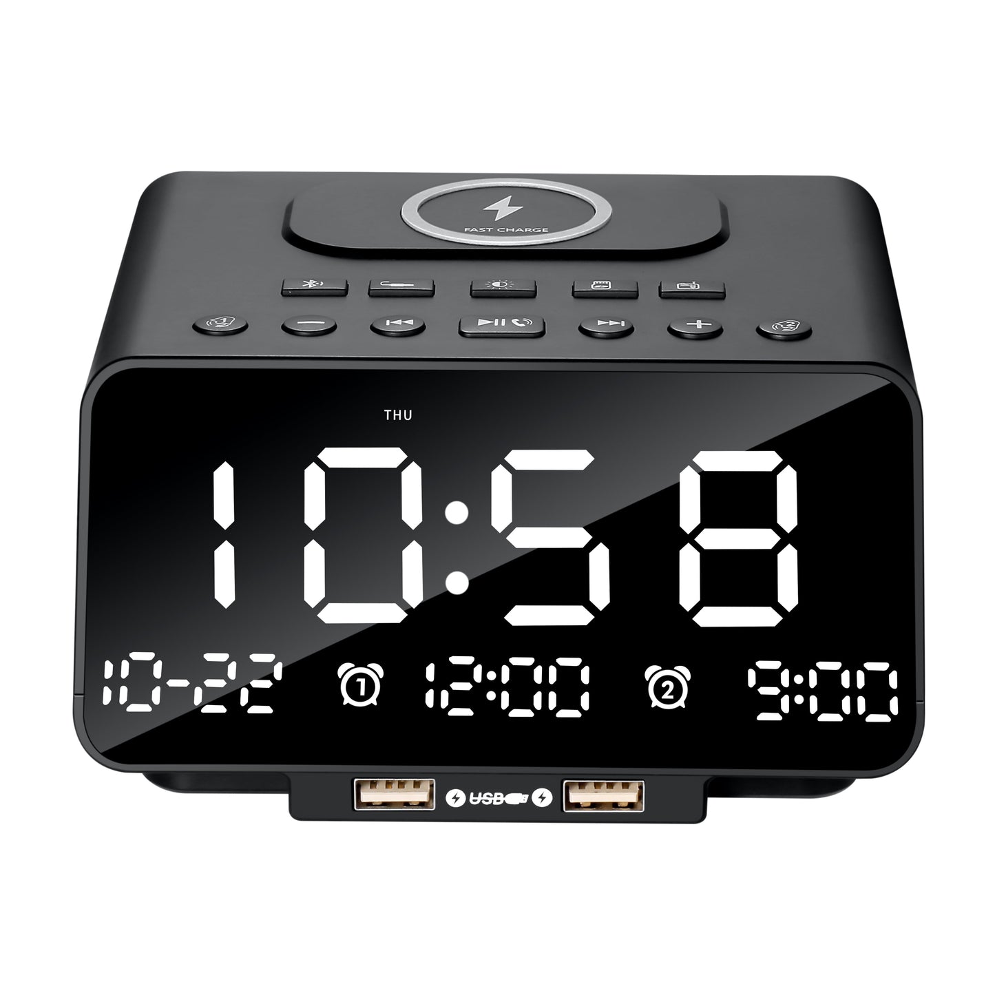 Bluetooth LED Alarm With Radio Tristar Online
