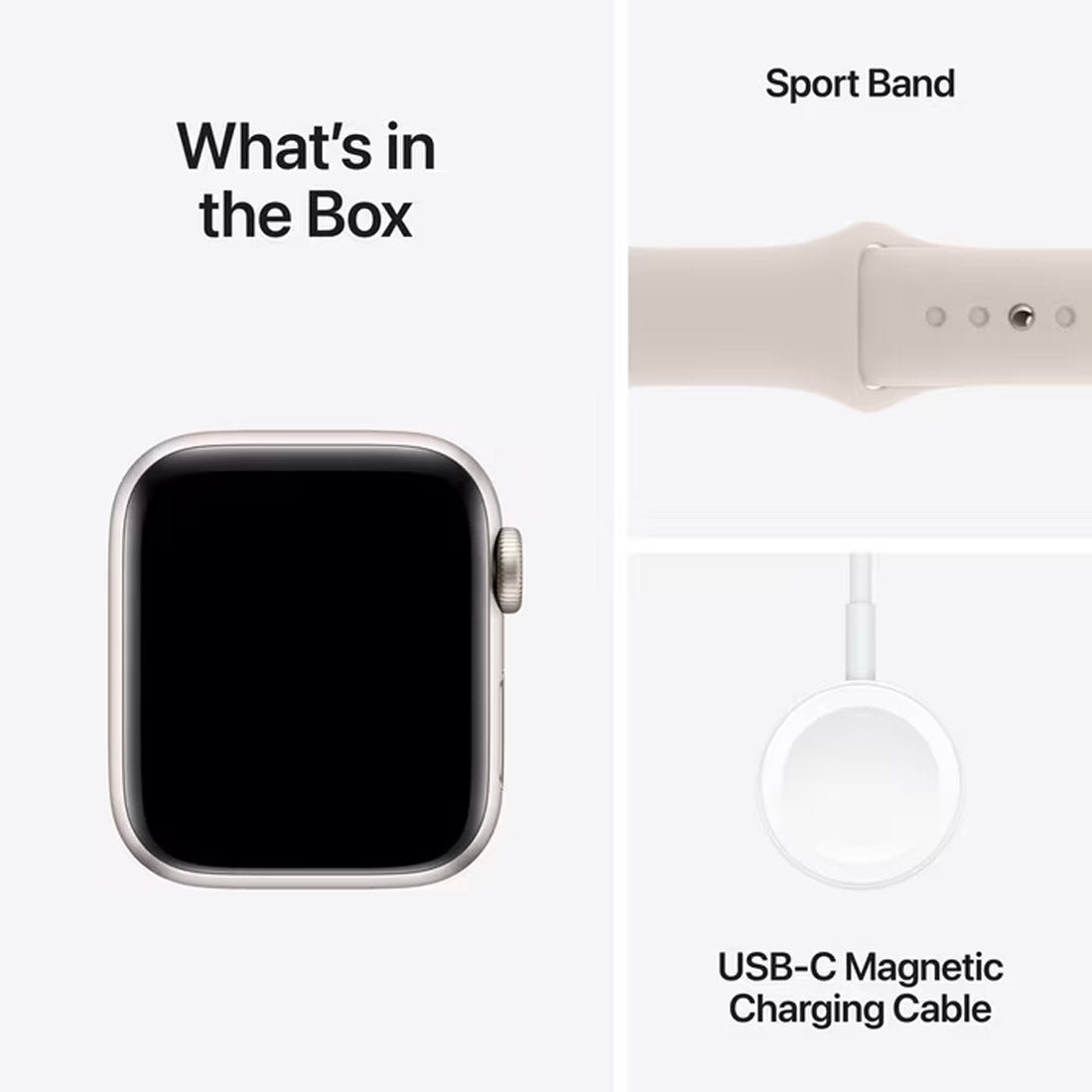 Apple Watch SE2 40mm GPS + Cellular 2nd Gen Starlight Aluminium Case Starlight Sport Band (S/M) - AU Version ( Open Never Used ) (Copy) Apple