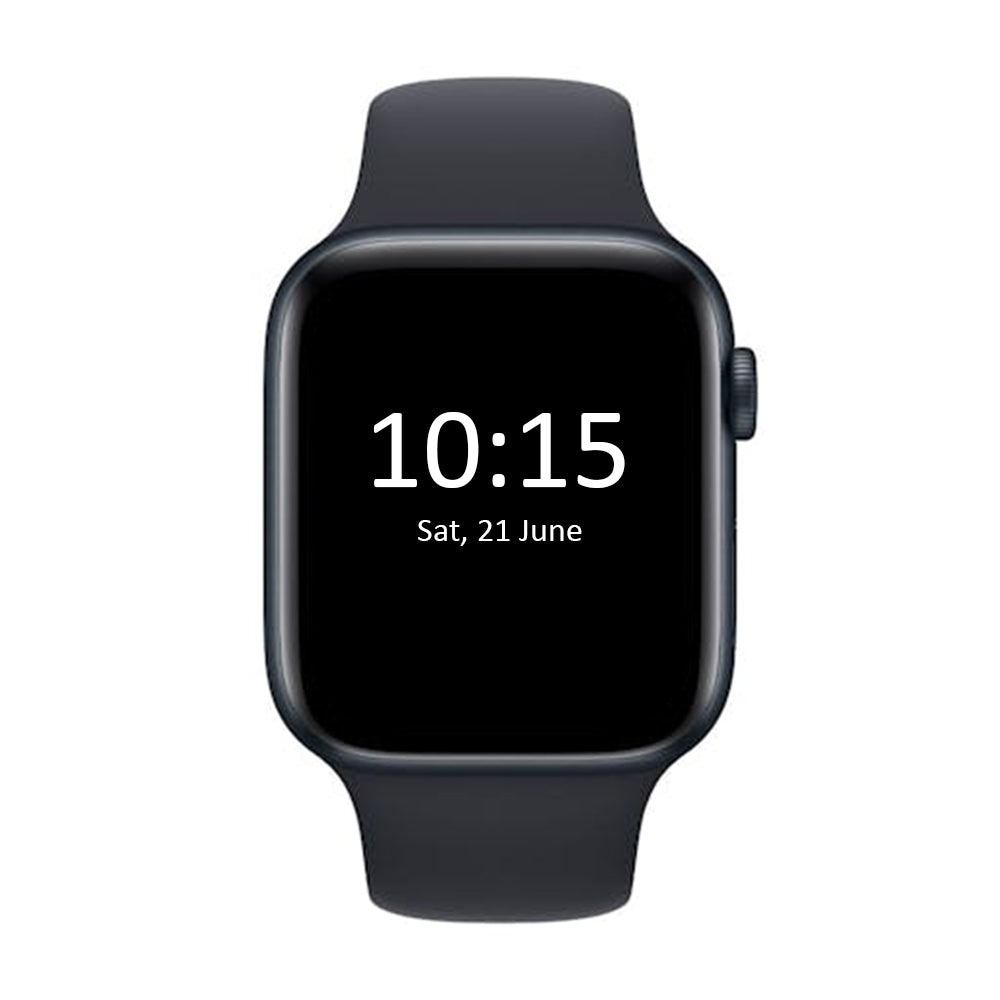 Apple Watch SE (2nd Gen) 44mm Midnight Aluminium Case with Midnight Sport Band M/L - GPS + Cellular