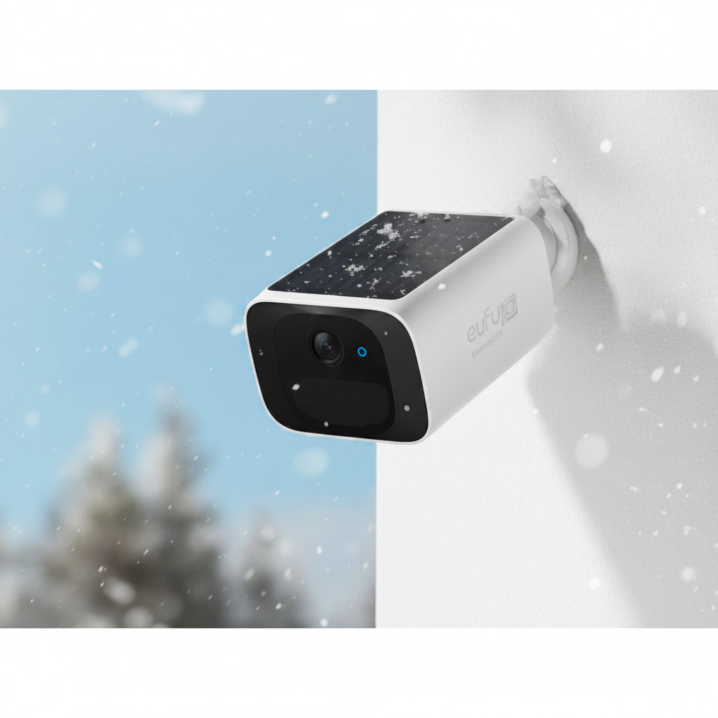 Eufy Security SoloCam S220 - Black&White - Solar - Powered Wireless Security Camera - Pristine - Refurbished Eufy Security