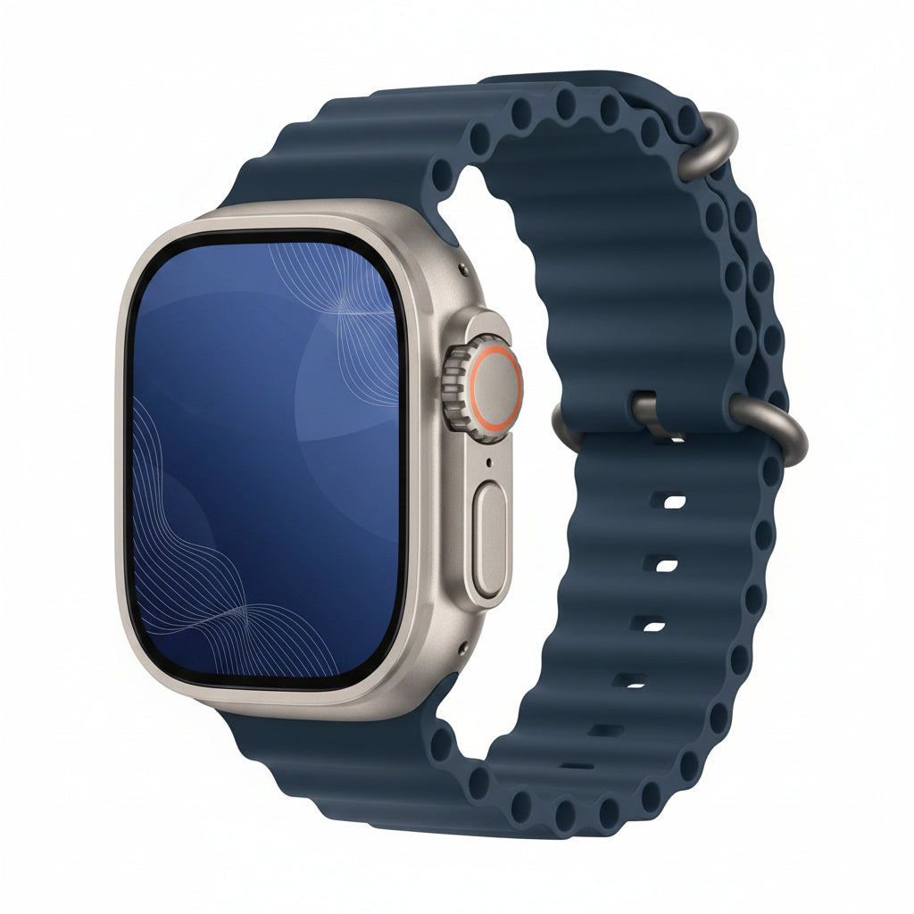 Apple Watch Ultra 49mm GPS + Cellular Titanium Smartwatch - Titanium with 100% Battery Apple