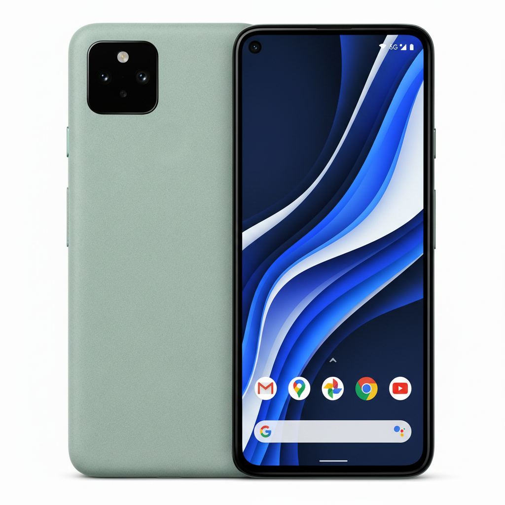 Google Pixel 5a 5G 128GB Smartphone – Just Black & Sorta Sage - Acceptable - Refurbished (Copy) Google