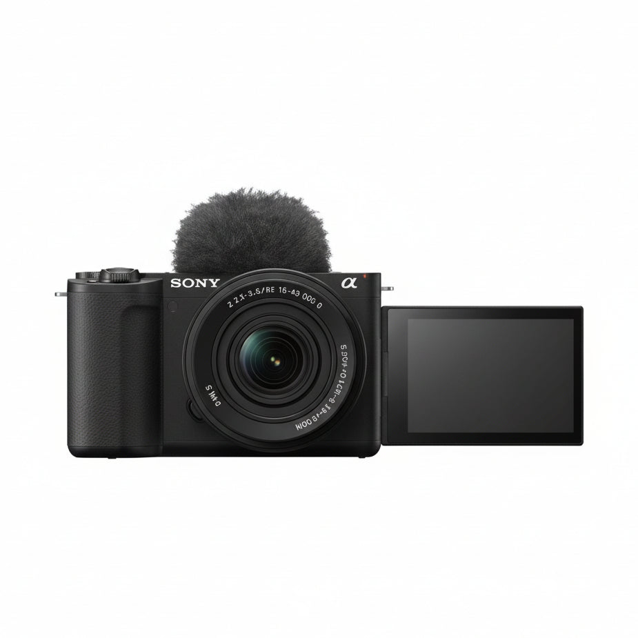 Sony ZV-E10 II Mirrorless Camera with 16–50mm II and 55–210mm Lens (ZV-E10M2X) – Black