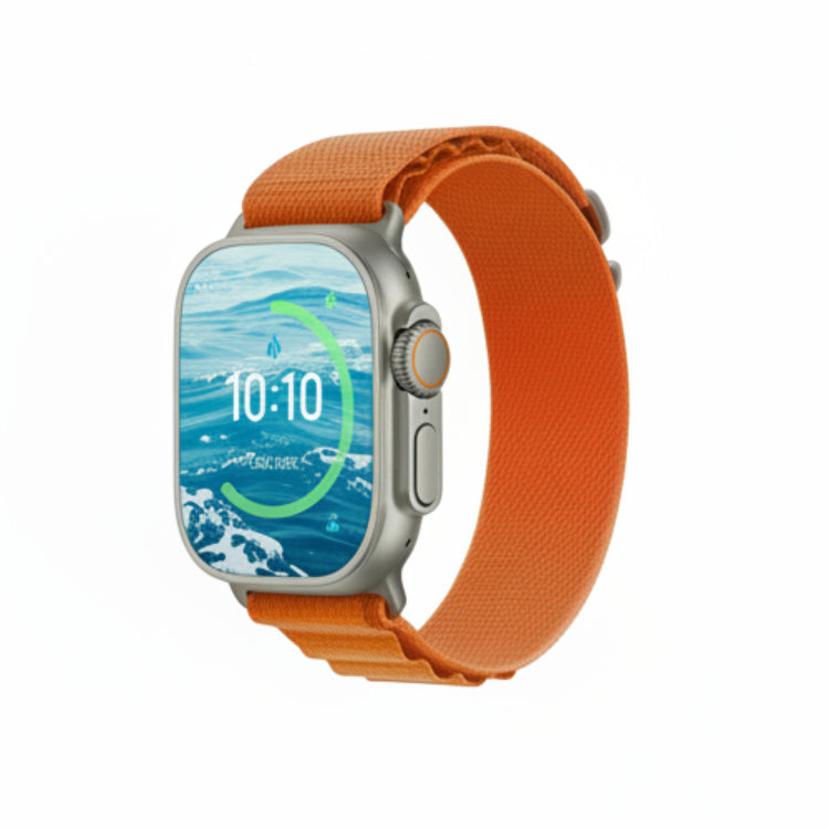 Apple Watch Ultra 49mm Titanium Case with Orange Alpine Loop (L) With 100% Battery - Pristine - Refurbished (Copy) Apple