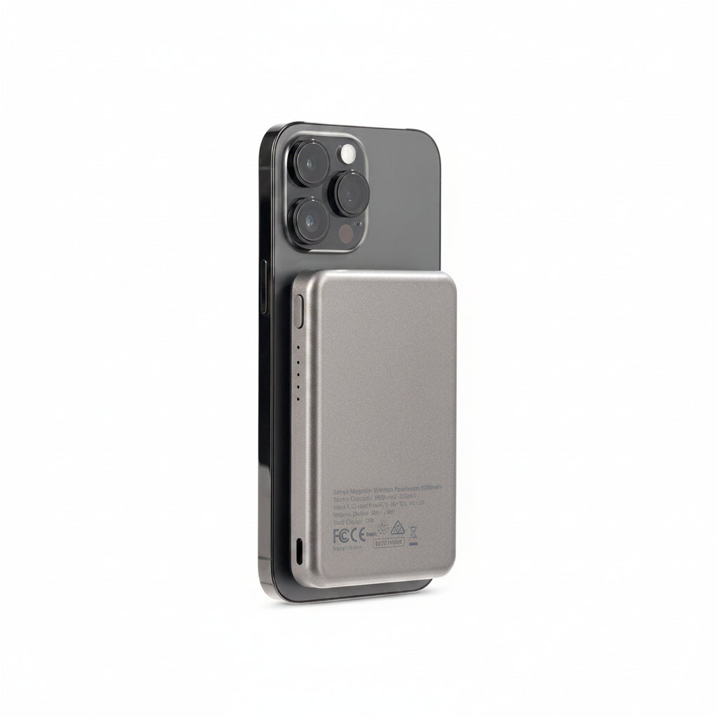 Sprout Magnetic Wireless Power Bank 6000mAh - Black - MagSafe Portable Charger (Copy) Sprout