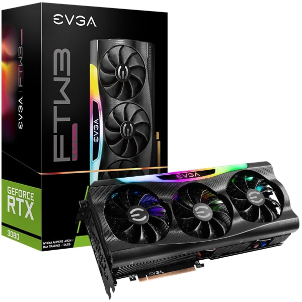 EVGA GeForce RTX 3080 FTW3 ULTRA GAMING, 10G-P5-3897-KL, – Tristar