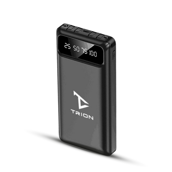 Trion IS-Y88 30000mAh Power Bank with Digital Display, Built-in 4 Cables & Type C Connectivity Trion