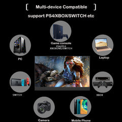 17.3" Portable Monitor 1080P IPS HDR, Type-C, mHDMI, Durable, Laptop & Desktop Extension Trion