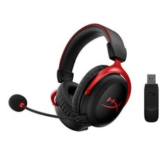 HyperX Cloud II Wireless Gaming Headset - Black Red HyperX