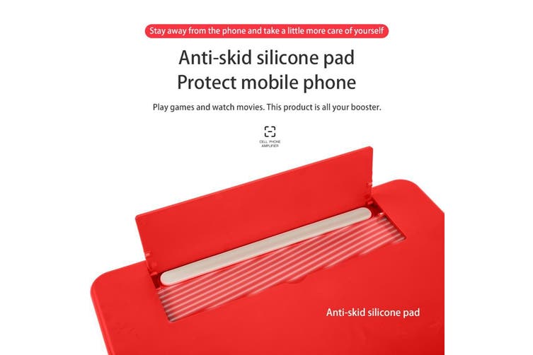 3D UHD Folding Mobile Phone Screen Magnifier Video Amplifier Adjustable Stand Trion