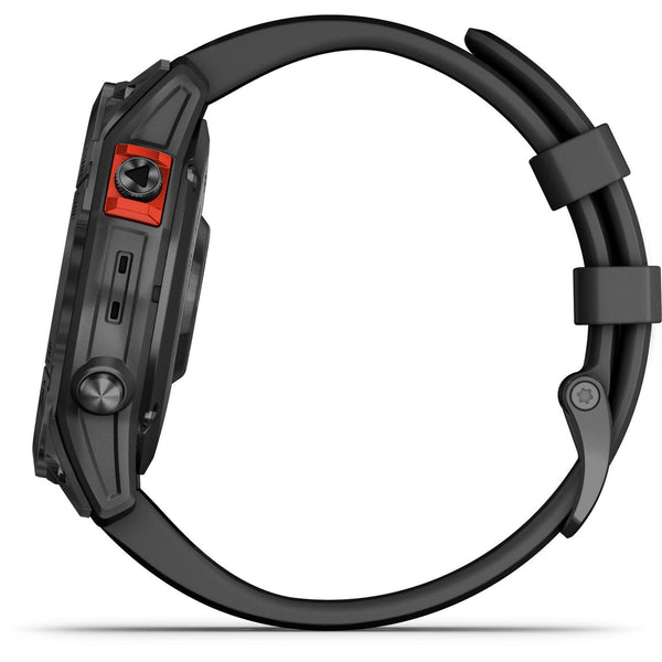Garmin Fenix 7 Solar Multisport GPS Watch -  Slate Gray with Black Band Garmin