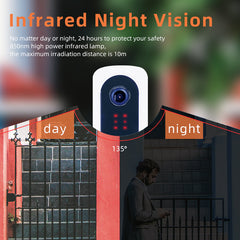 Tuya H1 Intelligent Wi-Fi Infrared Smart Video Doorbell Camera with Chime Tuya