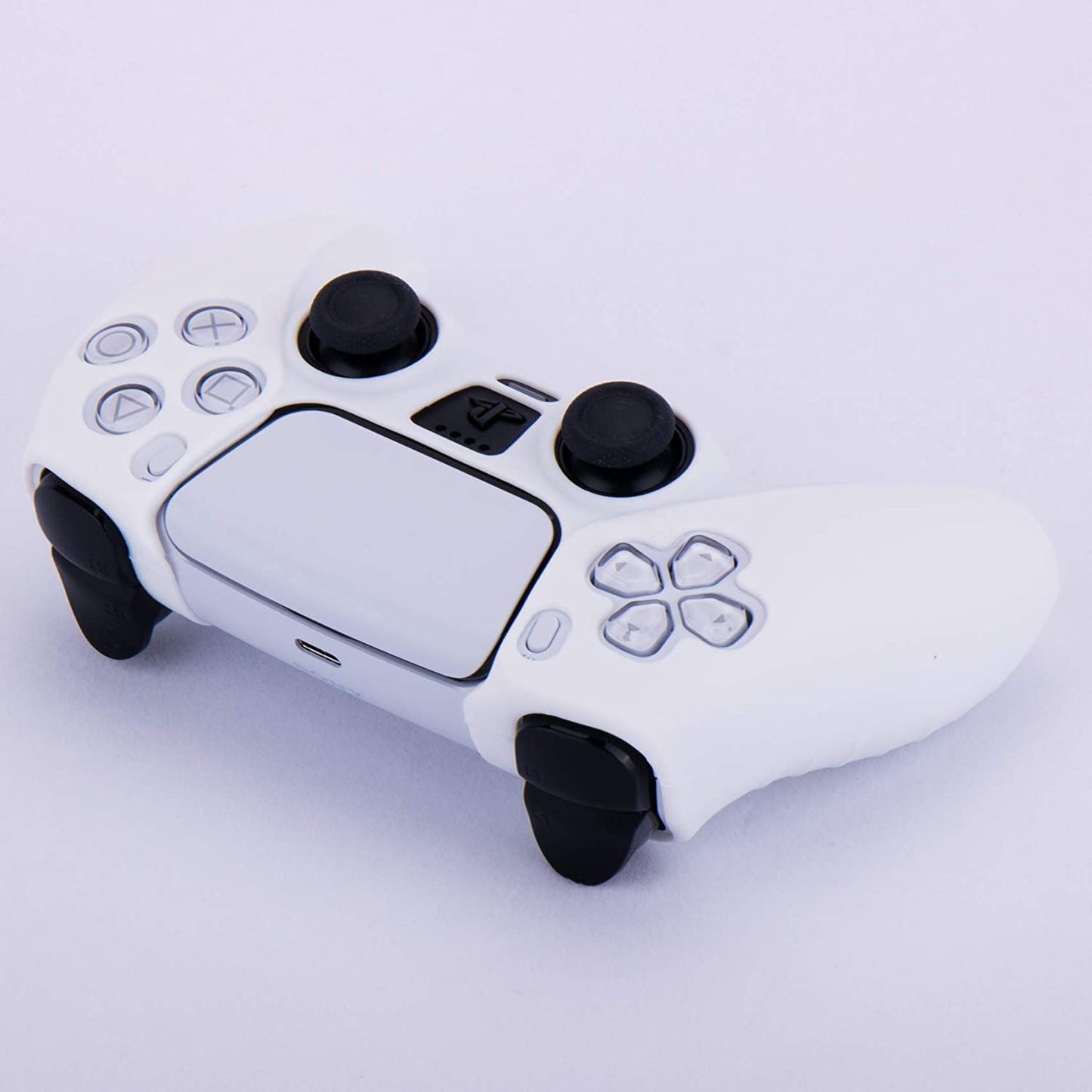 Silicone Protective Case for PS5 PlayStation 5 controller – White Trion