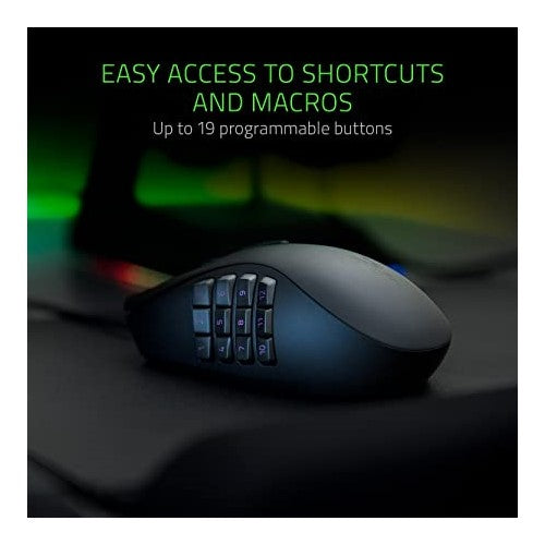 Razer Naga Trinity Gaming Mouse - Black ( Refurbished Garde - A ) Razer