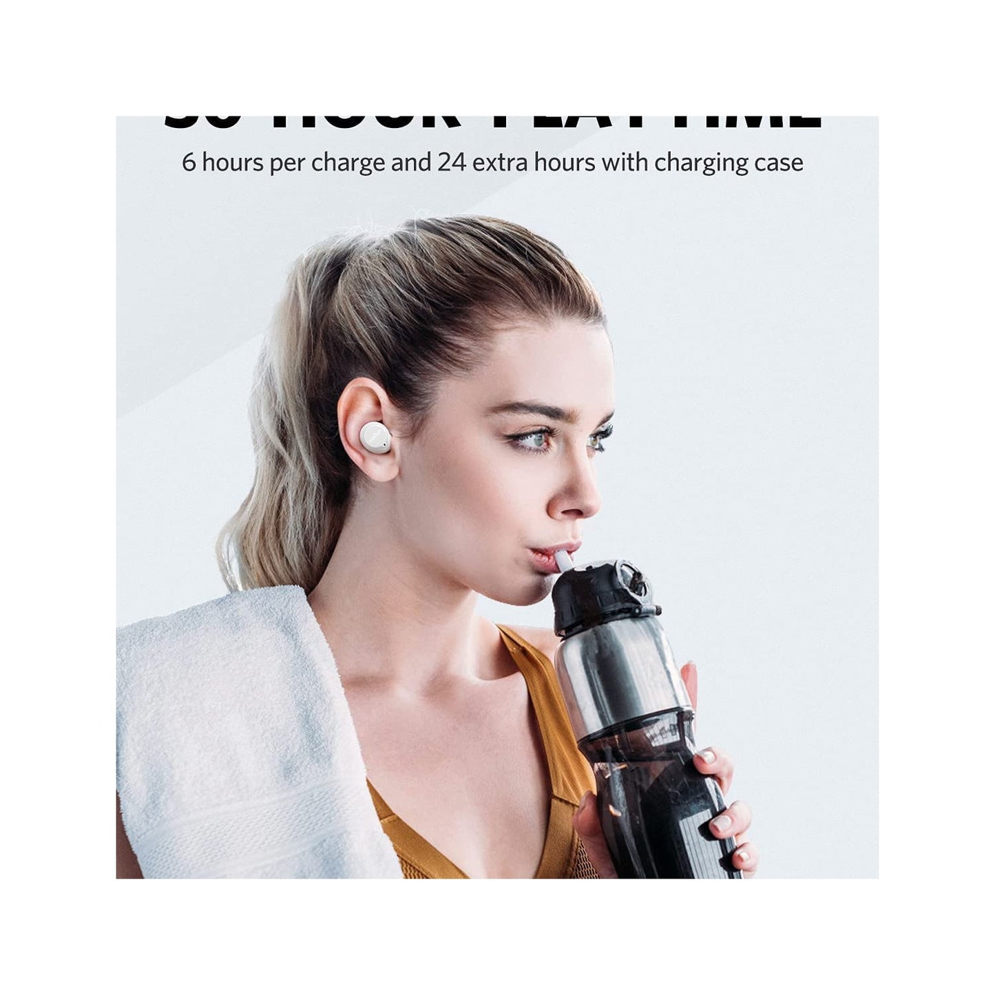 EarFun TW100 True Wireless Bluetooth Earbuds - White Earfun