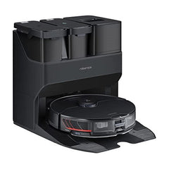 Roborock S7 MaxV Ultra Robot Vacuum and Mop Cleaner with Empty Wash Fill Dock - Black Roborock