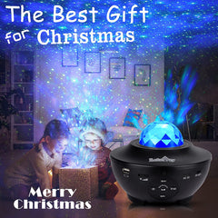 LED Galaxy Starry Night Light Projector With Bluetooth Music Speaker Trion