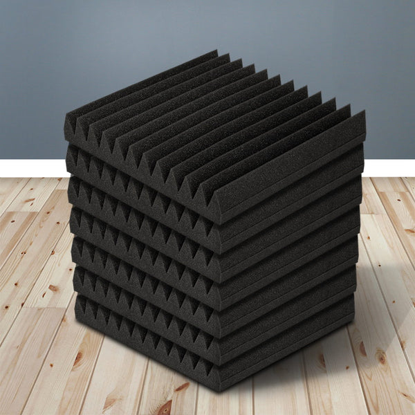 Alpha 20pcs Acoustic Foam Panels Tiles Studio Sound Absorbtion Wedge 30X30CM Tristar Online