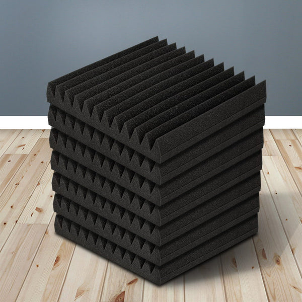 Alpha 40pcs Acoustic Foam Panels Tiles Studio Sound Absorbtion Wedge 30X30CM Tristar Online